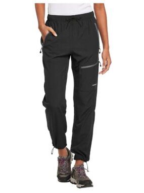 BALEAF Women's Hiking Cargo Pants Quick Dry Lightweight Waterproof Rain Pants